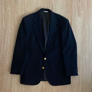 Polo Ralph Lauren University Blue 100% Wool Blazer ~40R Made in America